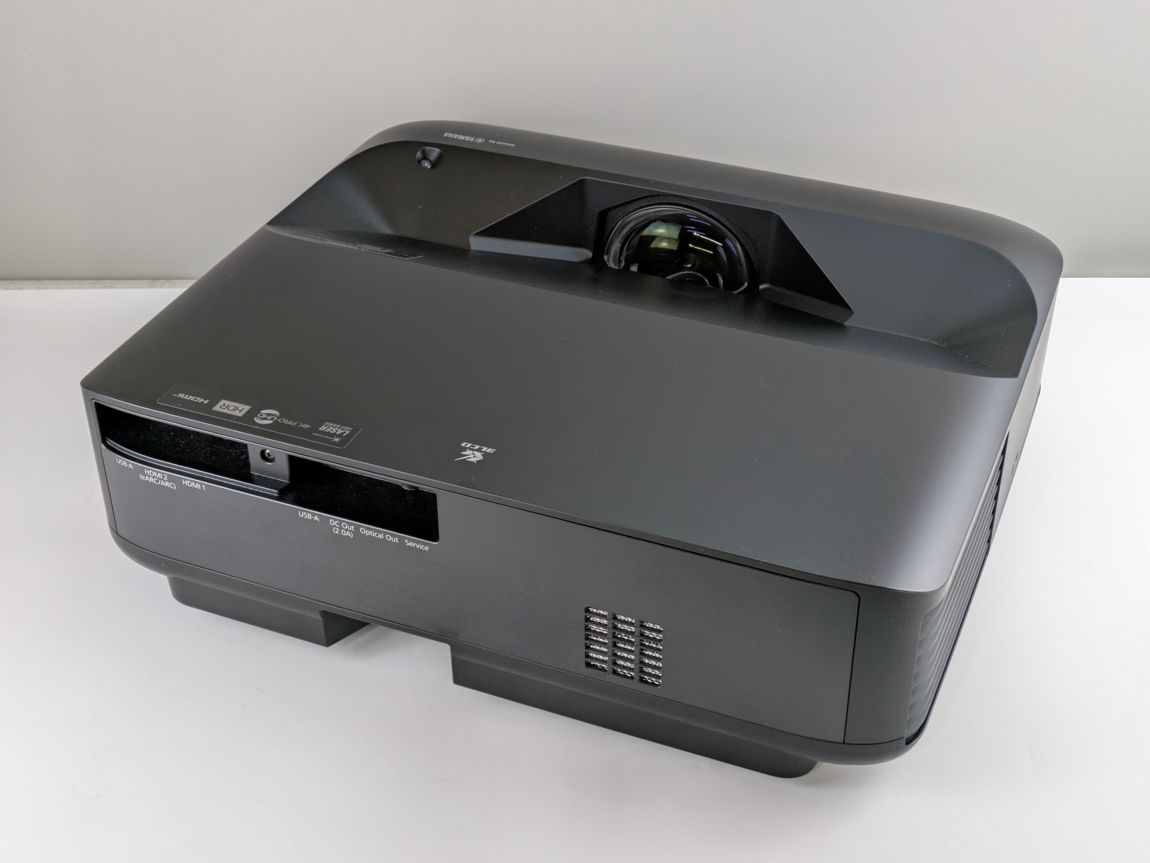 Front three-quarter view of the Epson LS650