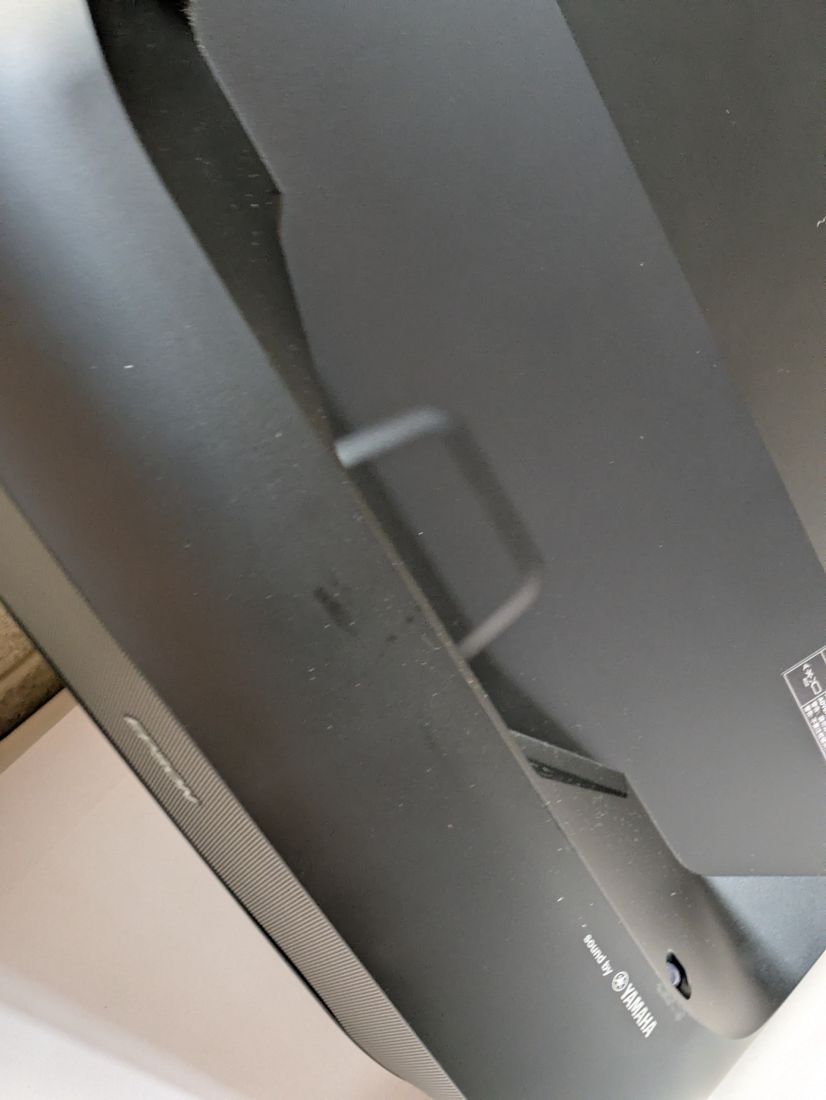 Minor scuff on the LS650 housing